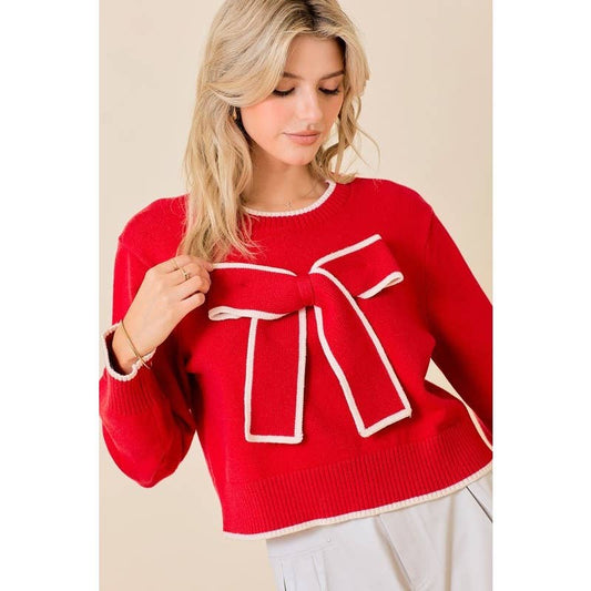 Ribbon Bow Sweater