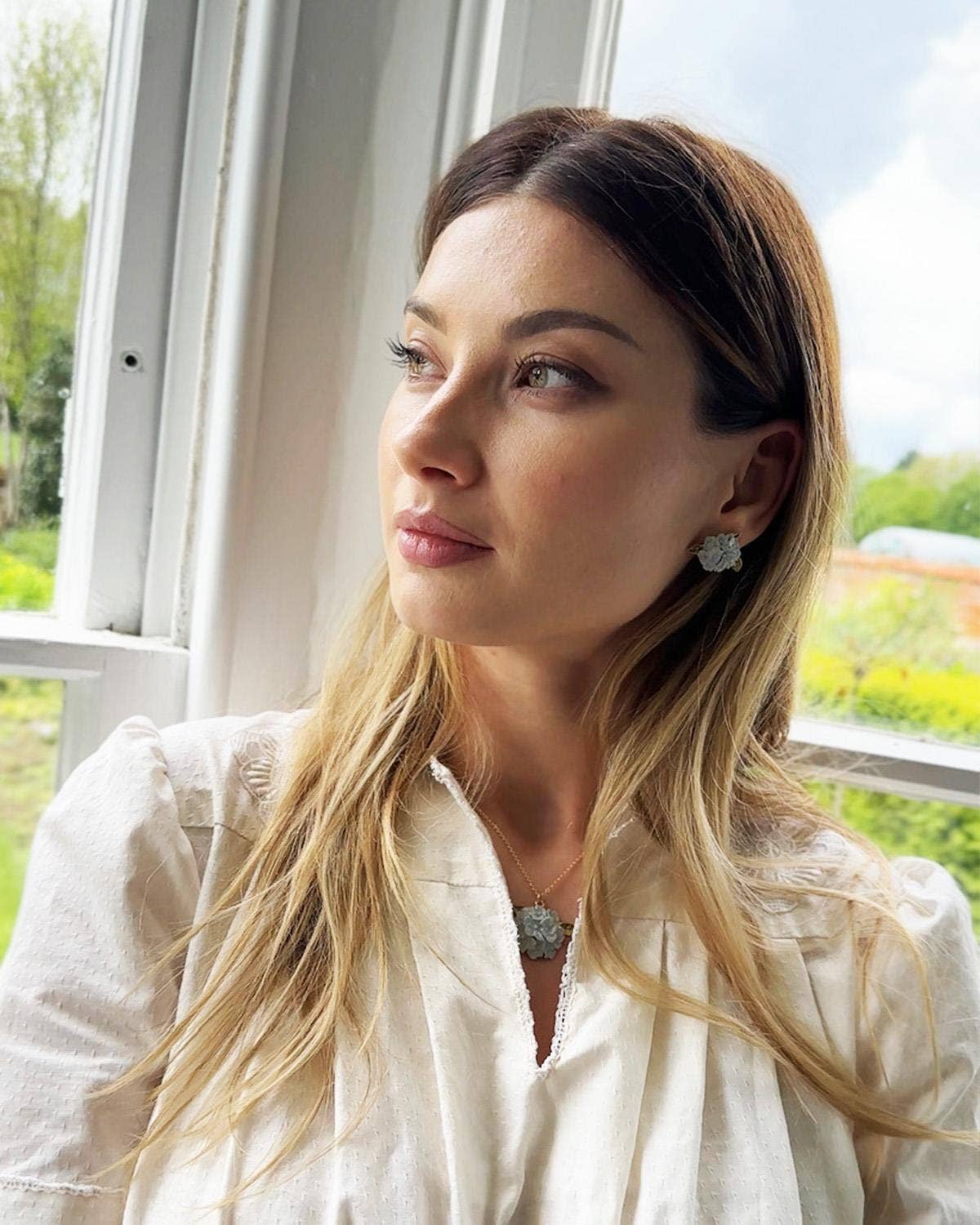 Fable England - Hydrangea Earrings - UK, US & EU