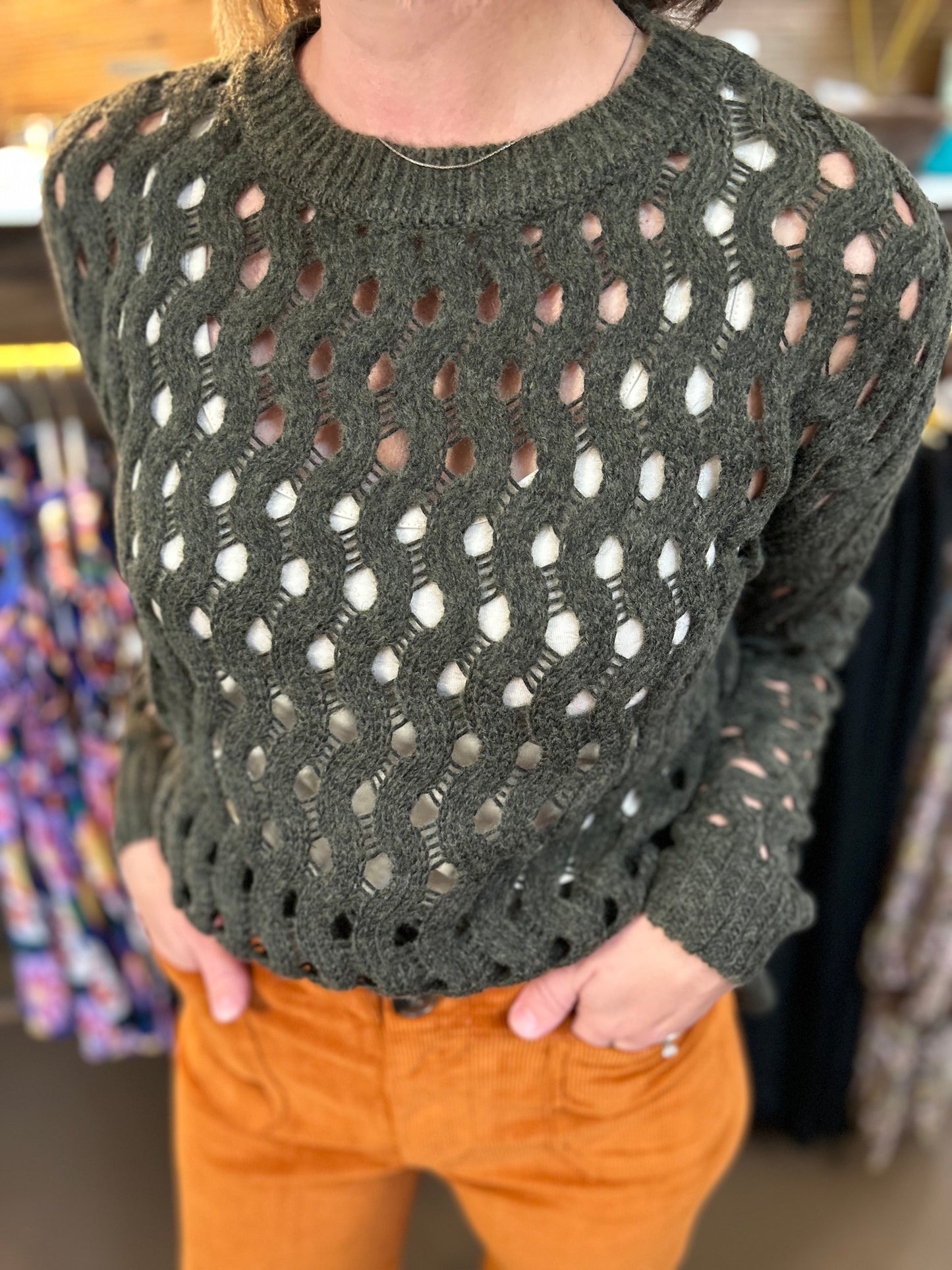 Spruce Cable Knit Sweater