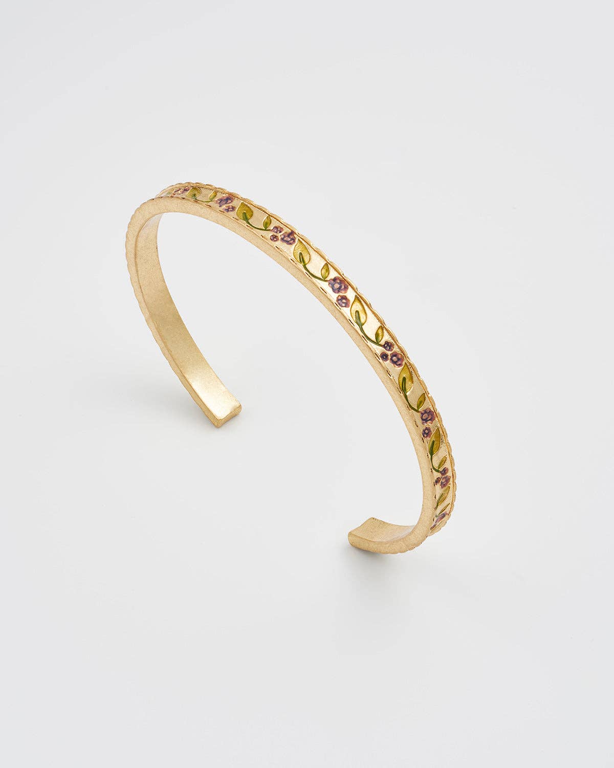 Fable England - Blackberry Bramble Gold Bangle - UK, US & EU