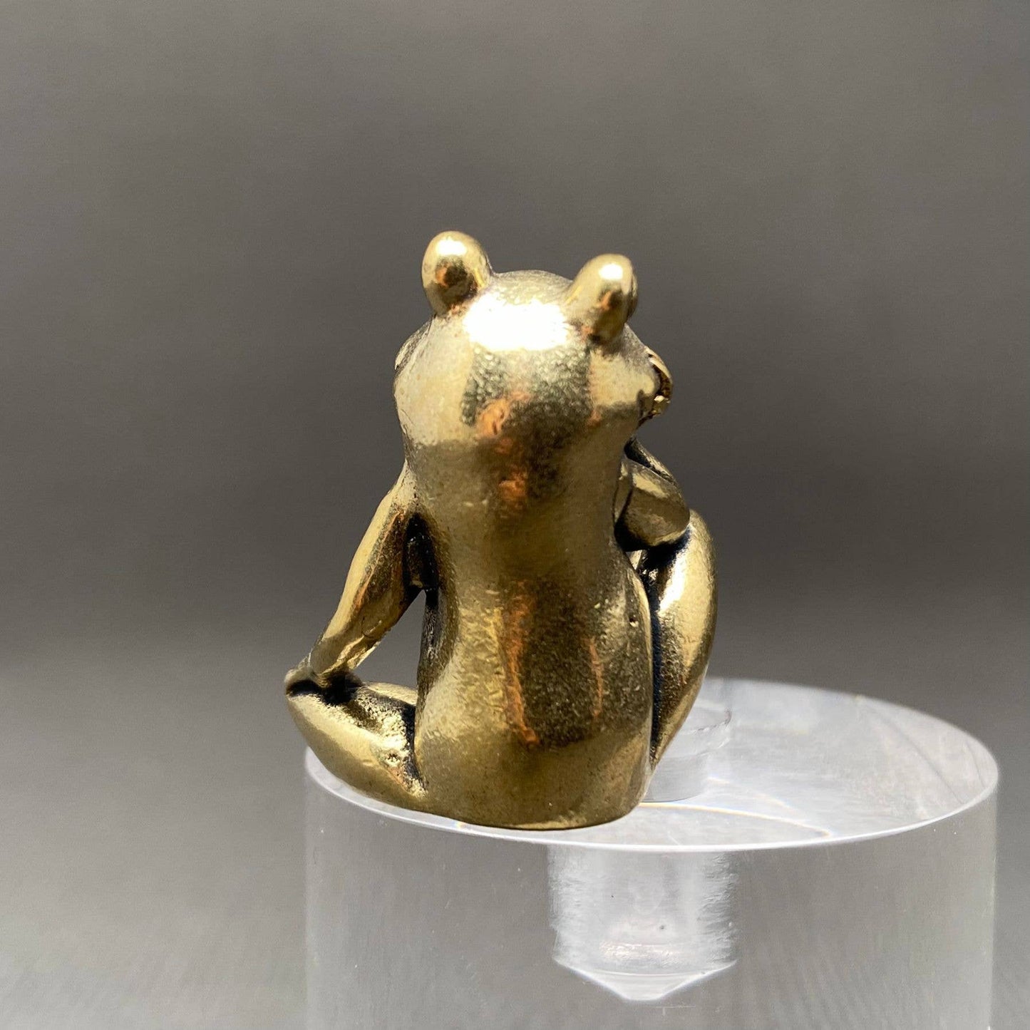 Mio Queena - Brass Sitting Frog Crafts Desktop Ornaments Decoration