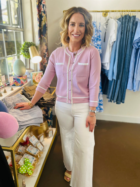 Courtney Pale Pink Cardy