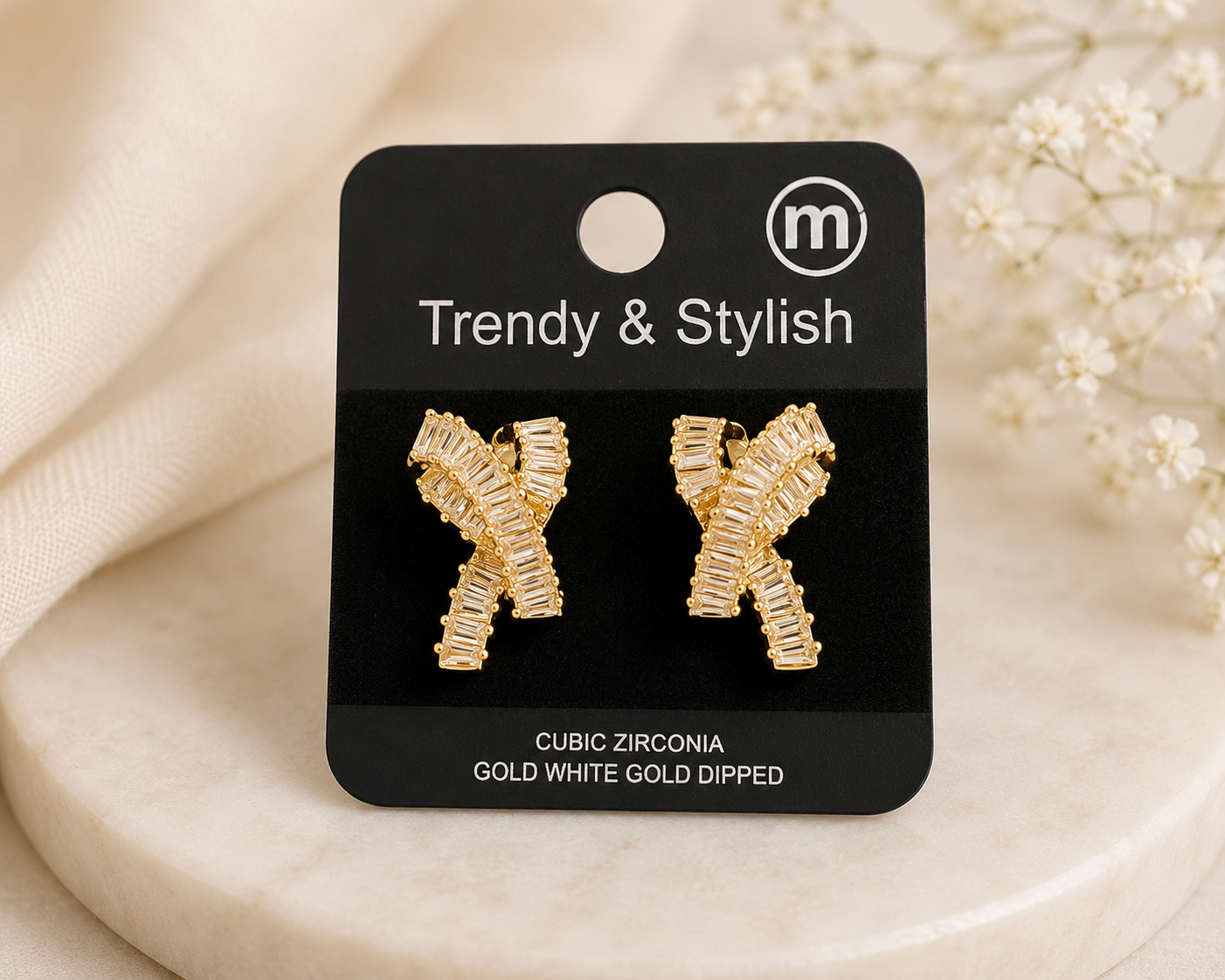 Twisted Sparkle Earrings