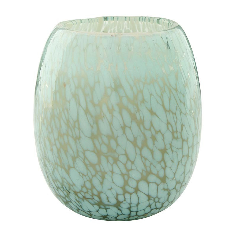 Teal Speckled Island Candle