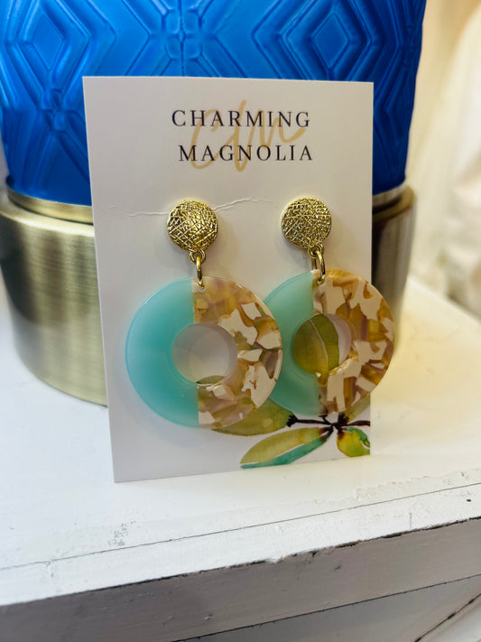 Caroline Circle Dangle
