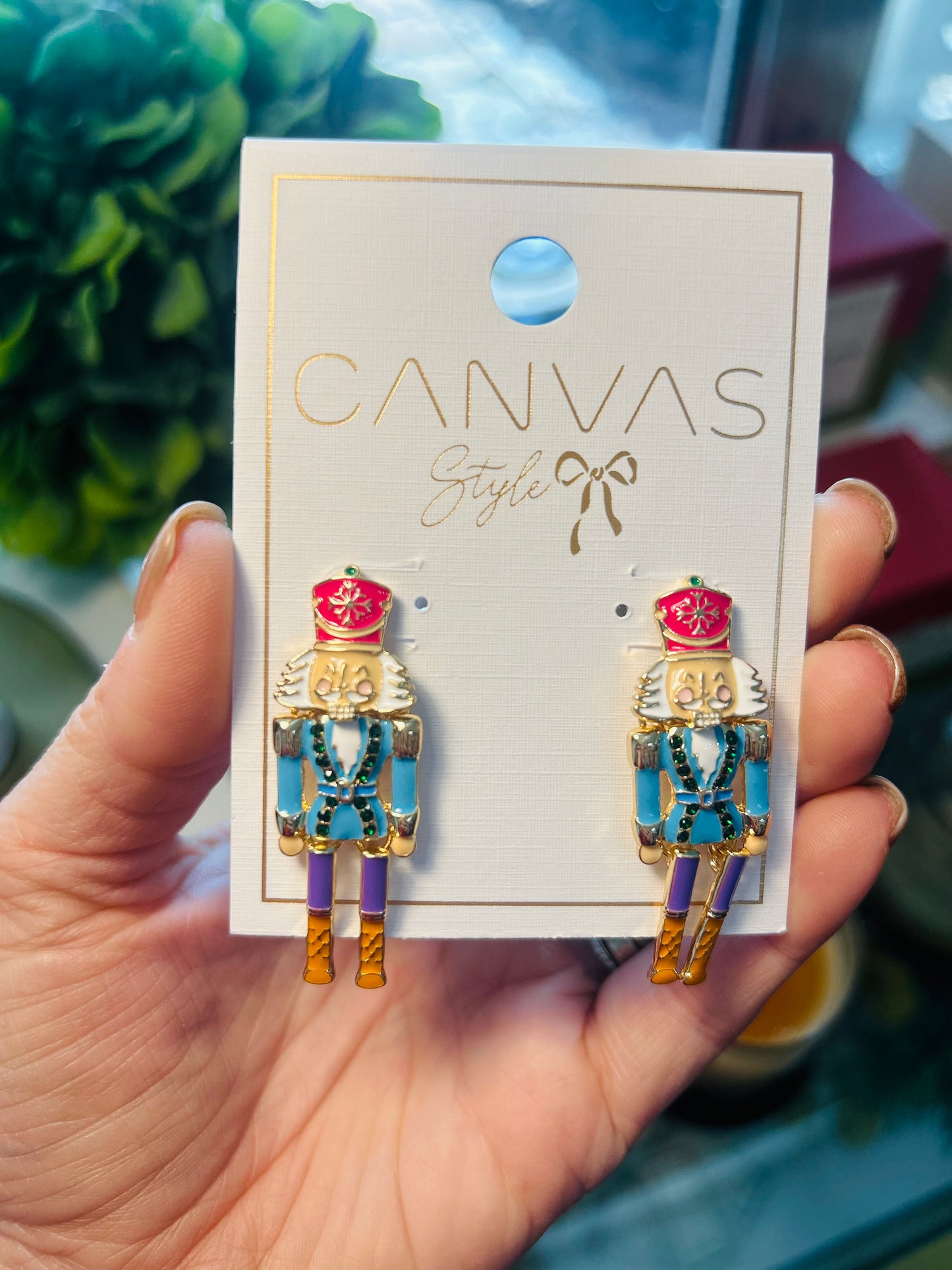 Dangle Nutcracker Earrings