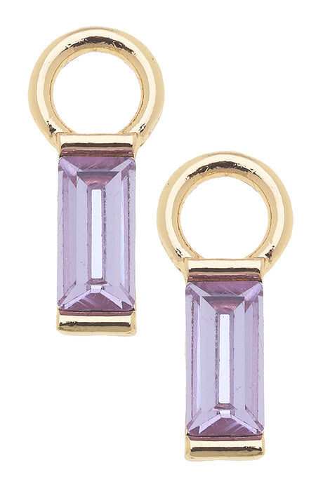 Lavender Gem Charm