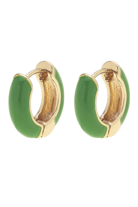 Cici Neon Green Huggie
