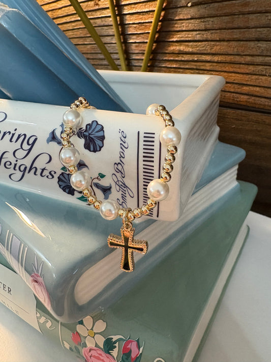 Alexa’s Angels Cross Layering Bracelet