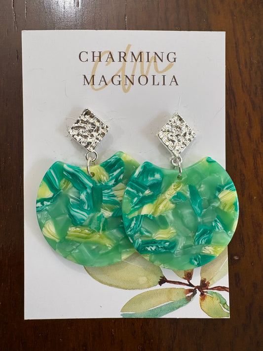 Key Lime Slice Earrings