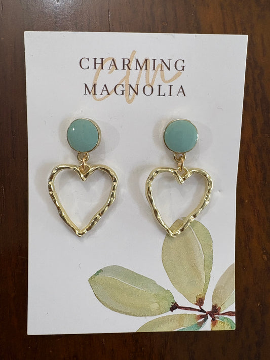 Heart Charm Earrings