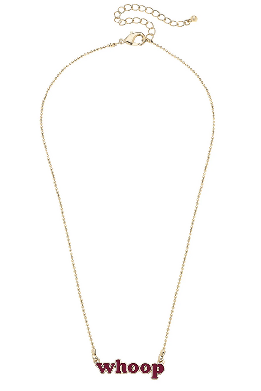 Texas A&M Aggies Slogan Necklace Maroon