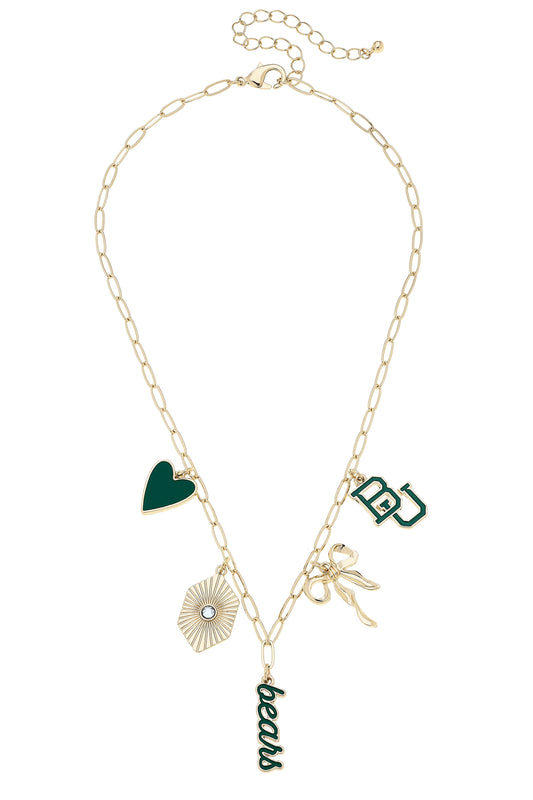 Baylor Bears Paper Clip Charm Collector Necklace