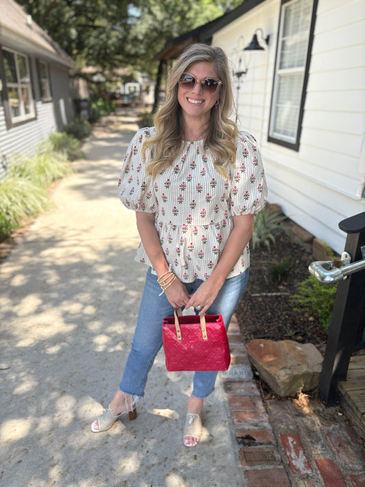 Nina Cottage Stripes Top