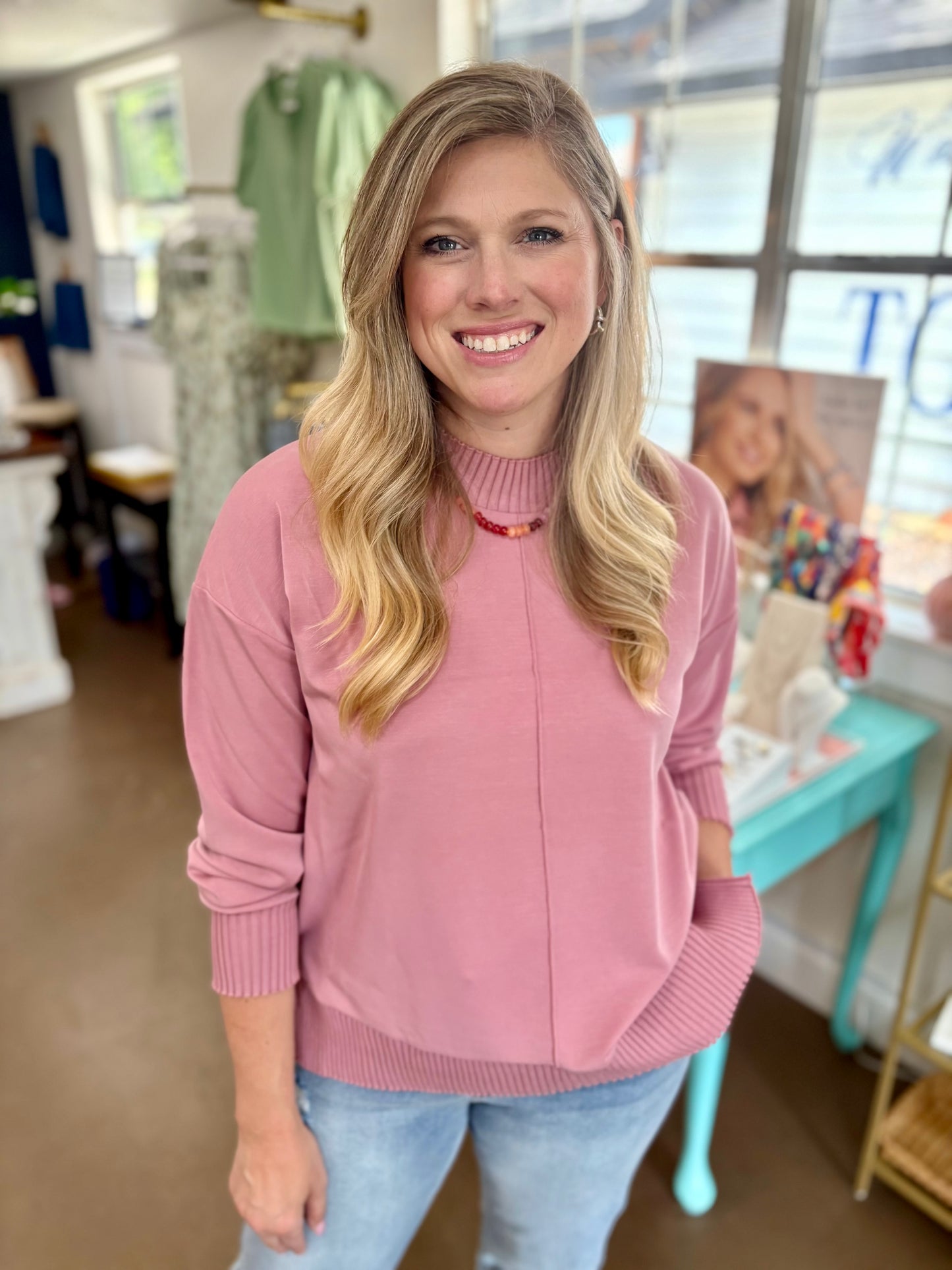 Nele Essential Dark Rose Top