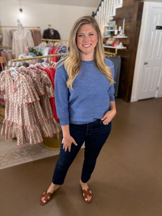 Berengaria French Blue Sweater