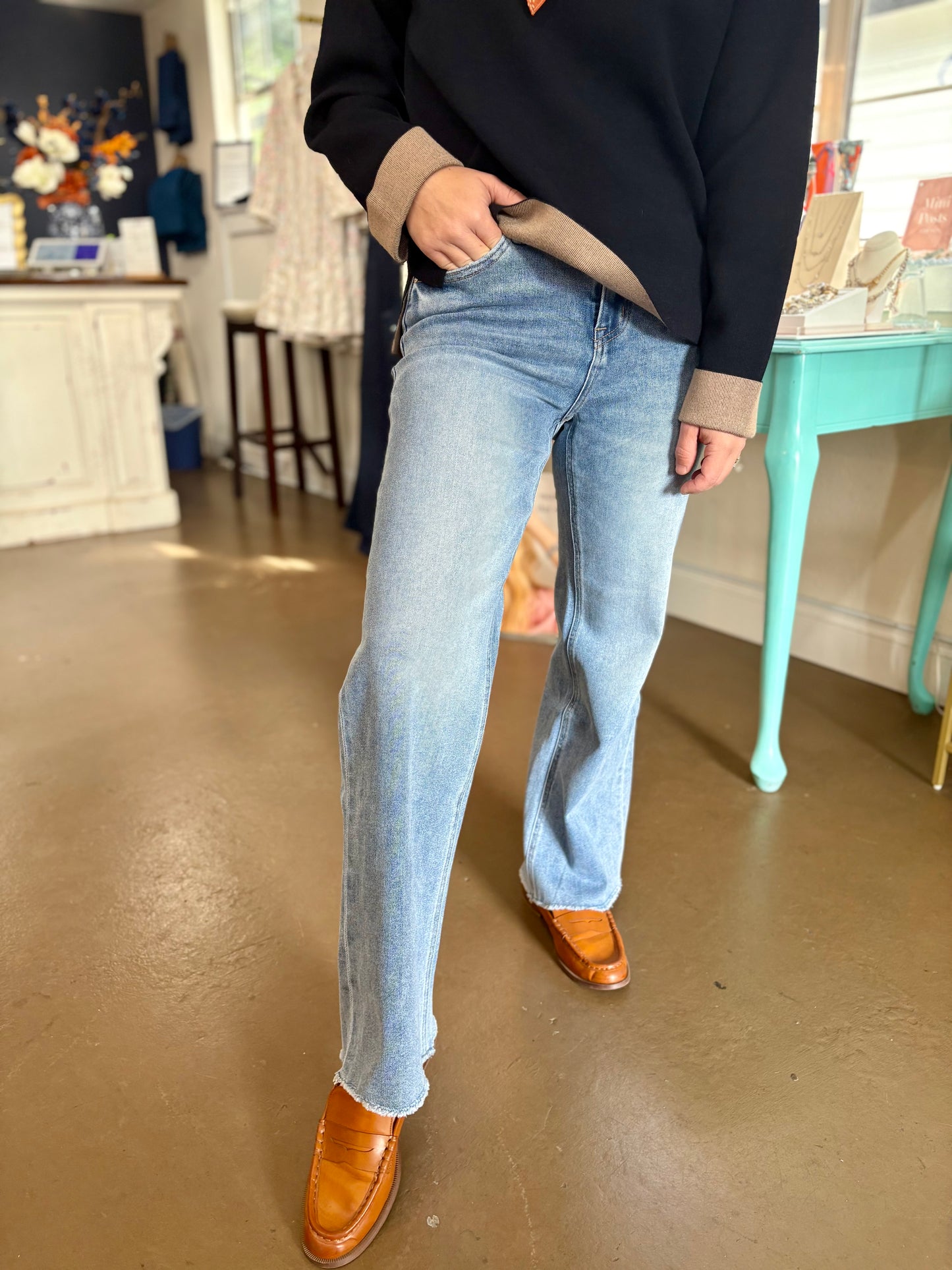 Mica Denim - SUPER HIGH WIDE LEG
