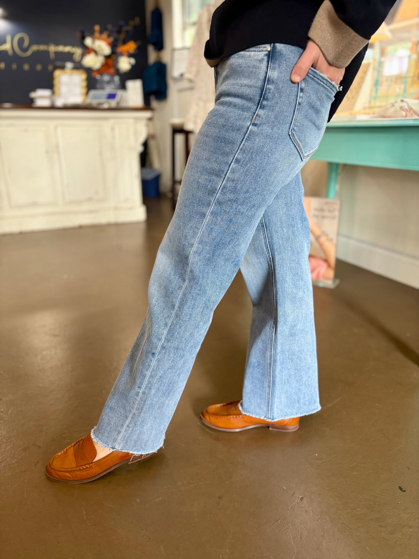 Mica Denim - SUPER HIGH WIDE LEG