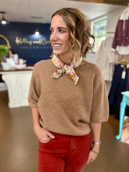 Sesame Elbow Sweater
