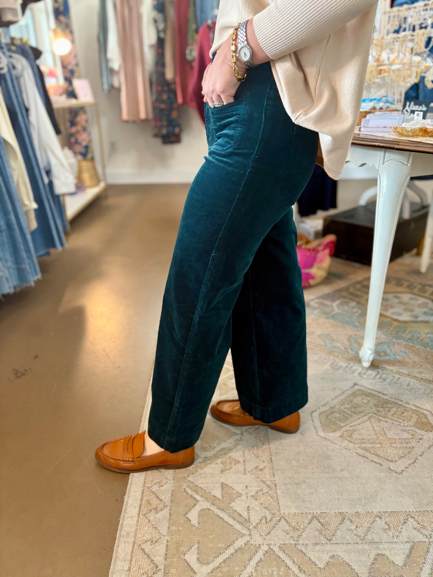Evergreen Patch Pocket Pants