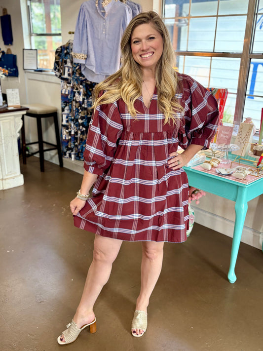 Shipley Plaid Dress