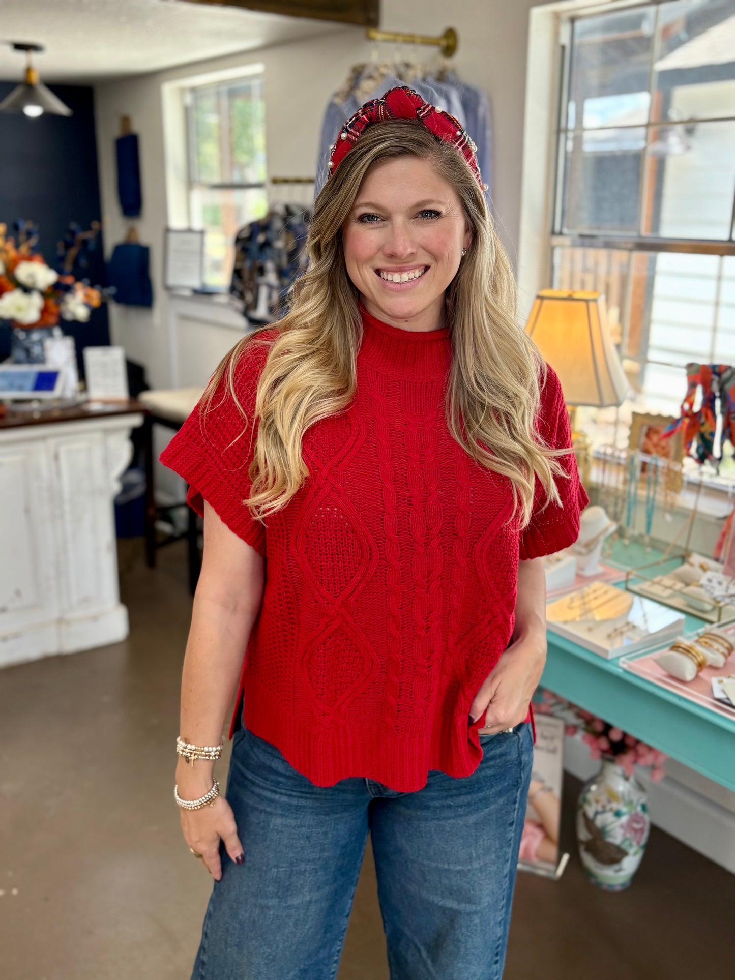 Claude Cable Knit Sweater