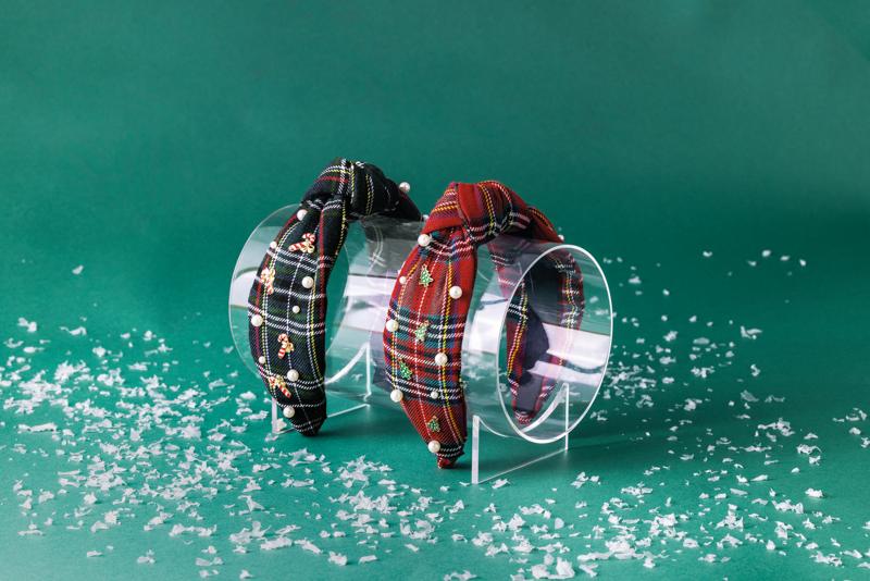 Tartan Christmas Headband