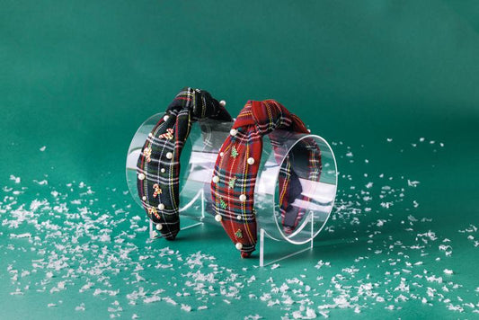 Tartan Christmas Headband