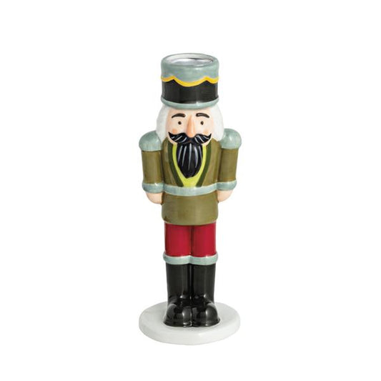 Green Nutcracker Taper Holder