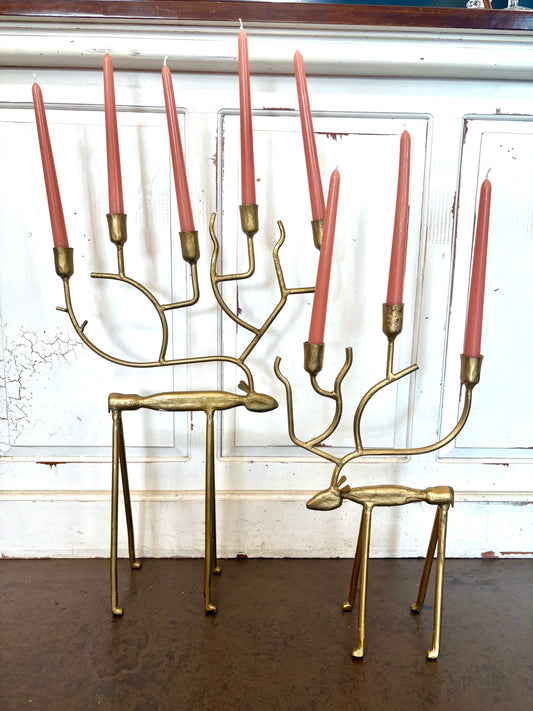 Deer Candelabrum Set