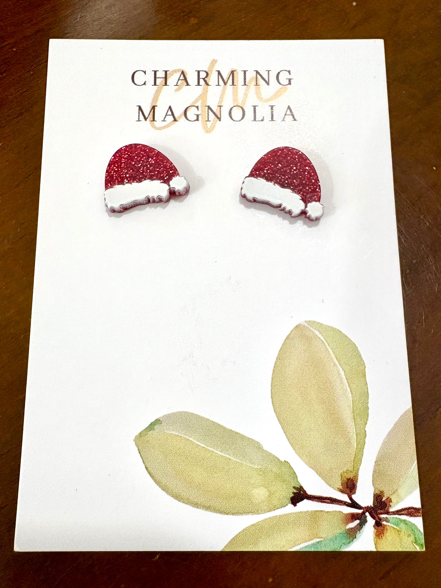 Santa Hat Stud Earrings