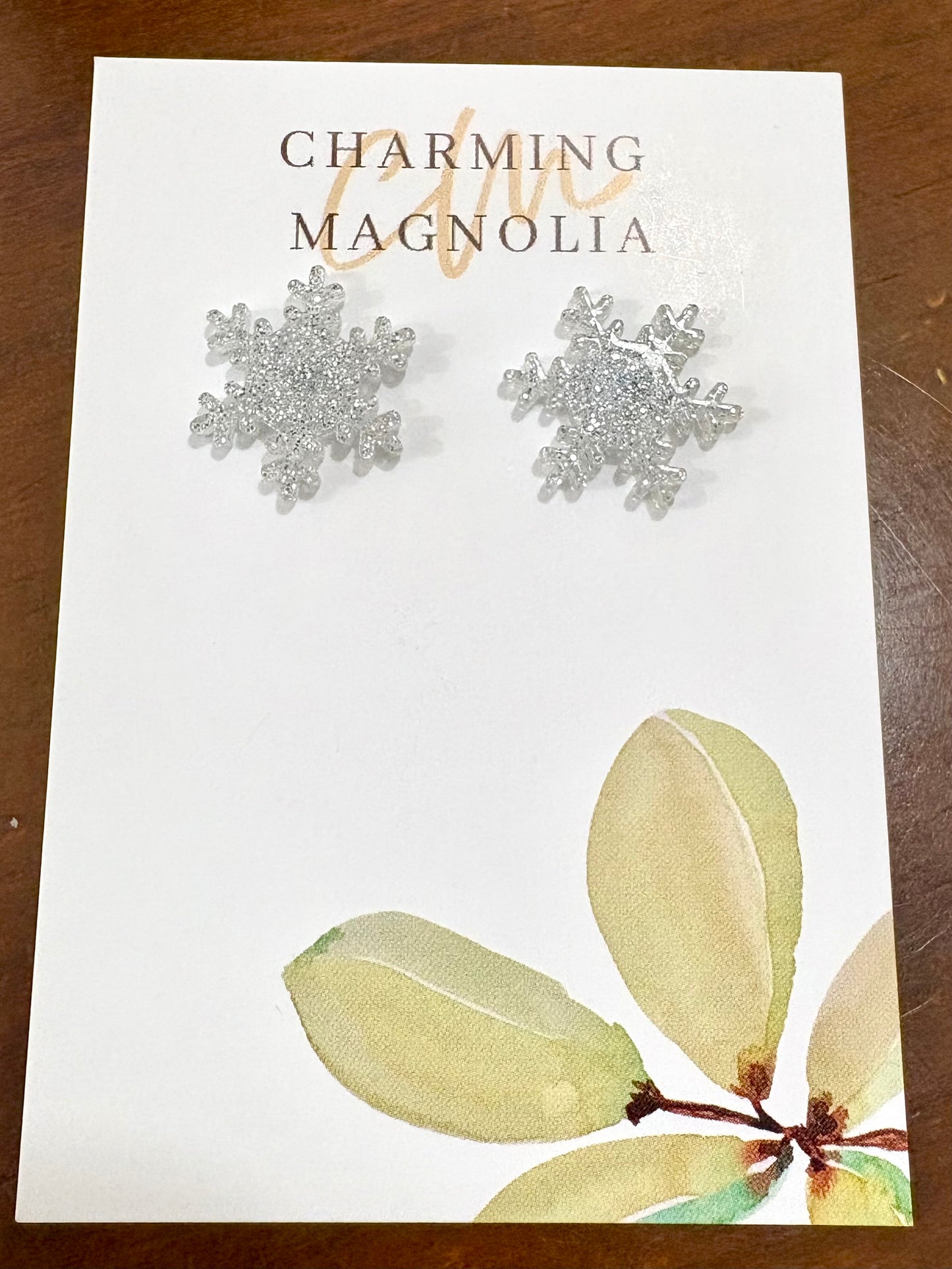 Snowflake Stud Earring