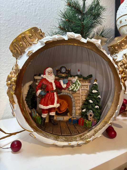 Light Up Santa Ornament