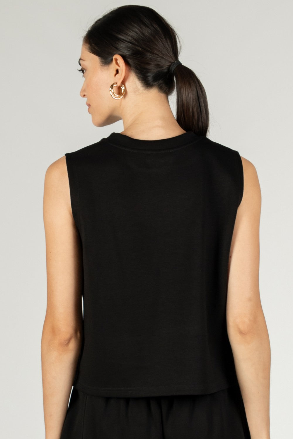 Black Butter Soft Sleeveless Top