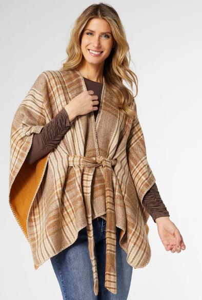 Hallie Plaid Wrap