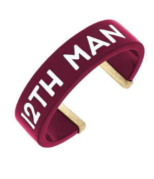 Texas A&M Resin Cuff Maroon