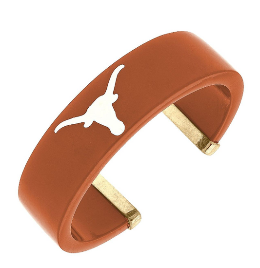 Texas Longhorns Resin Logo Cuff Orange