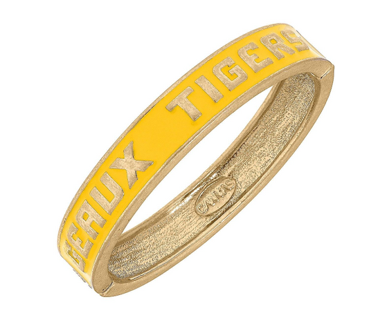 LSU Tigers Bangle Gold