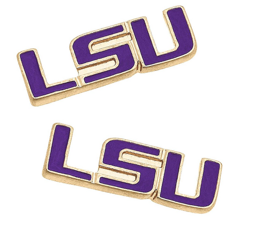 LSU Tigers Stud Earrings