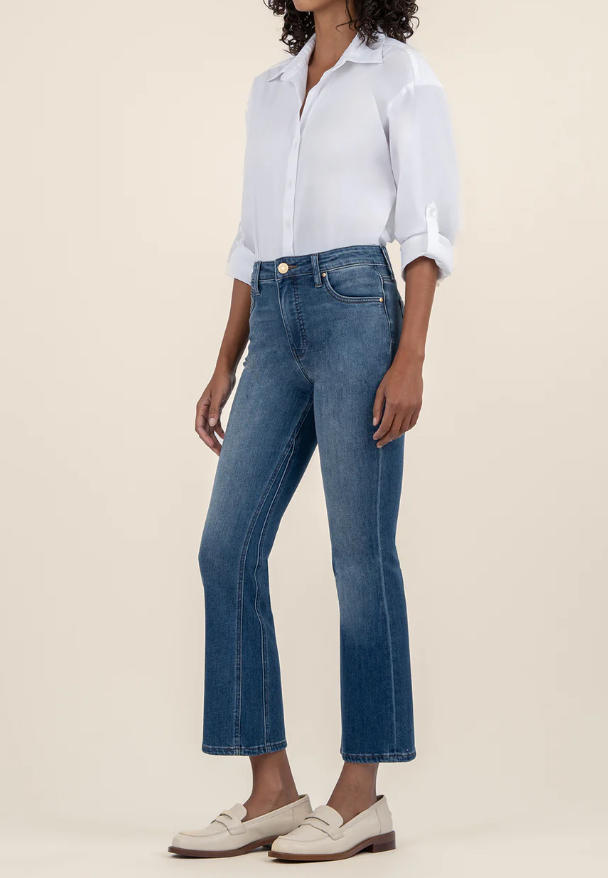 Kelsey High Rise Fab Ab Denim