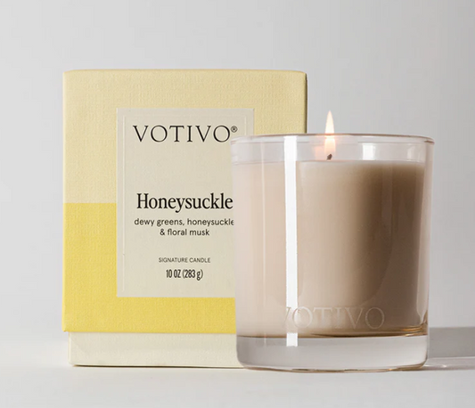 Votivo- Honeysuckle 10oz. Signature Candle