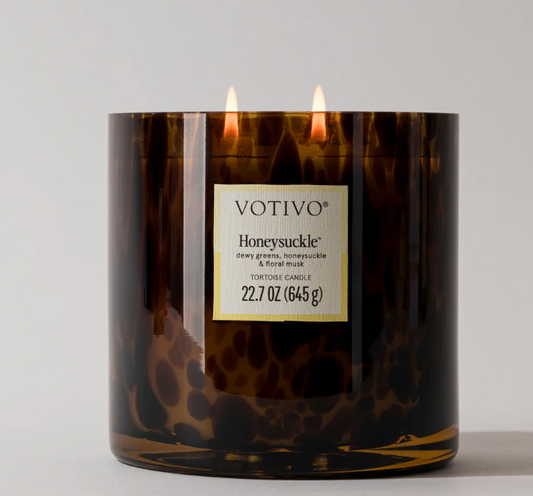 Votivo- Honeysuckle Tortoise 22.7oz  Candle