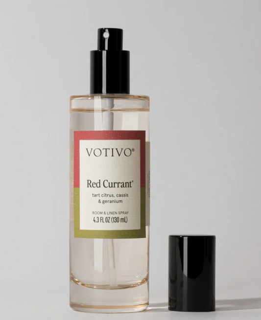 Votivo- Red Currant Room & Linen Spray