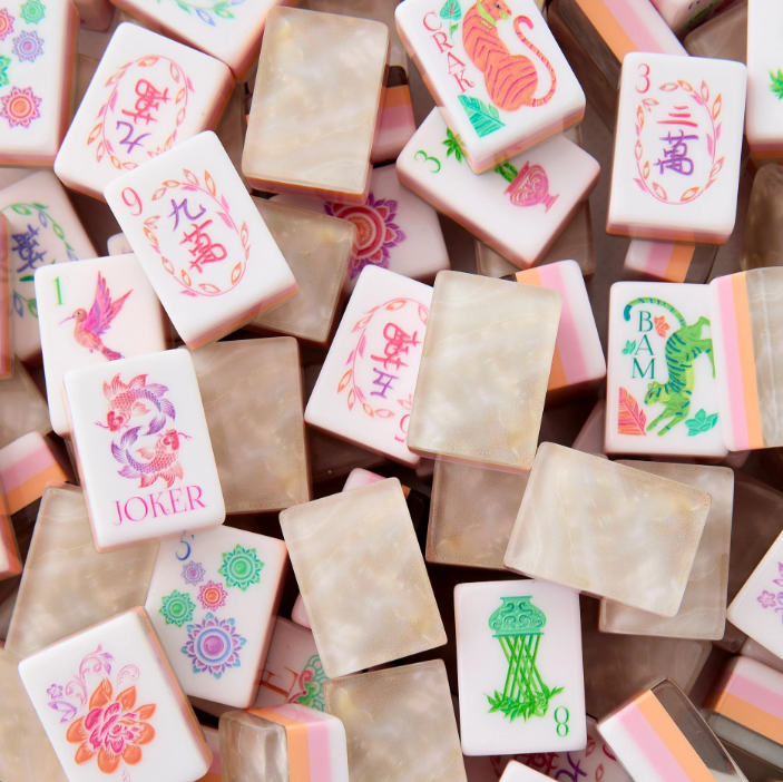 Pearlescent Mahjong Tile Set- Oh My Mahjong
