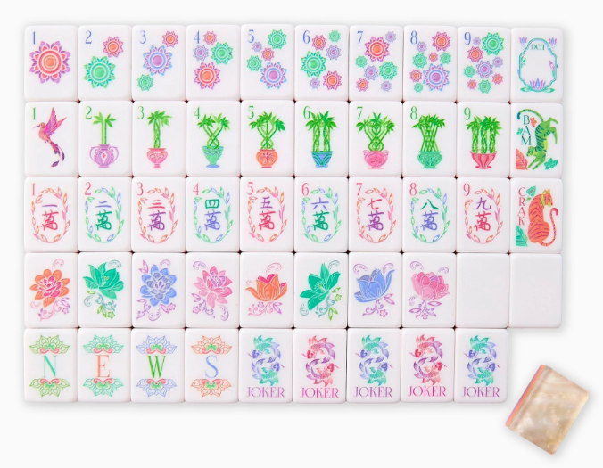 Pearlescent Mahjong Tile Set- Oh My Mahjong