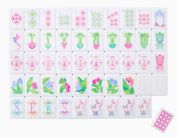 Oh My Mahjong Poppy Debutante Tile Set-Oh My Mahjong