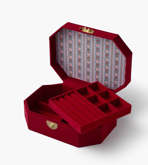 Embroidered Jewelry Box-Rifle Paper Co.