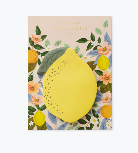 Lemon Sticky Notes-Rifle Paper Co.