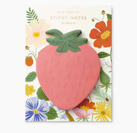 Strawberry Sticky Notes-Rifle Paper Co.