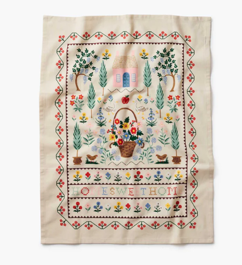 Home Sweet Home Tea Towel-Rifle Paper Co.